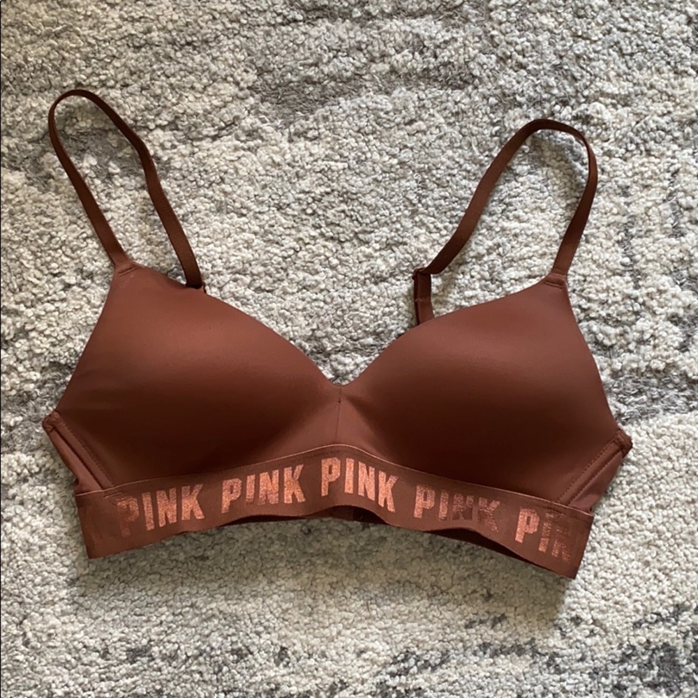 Unlined PINK bra